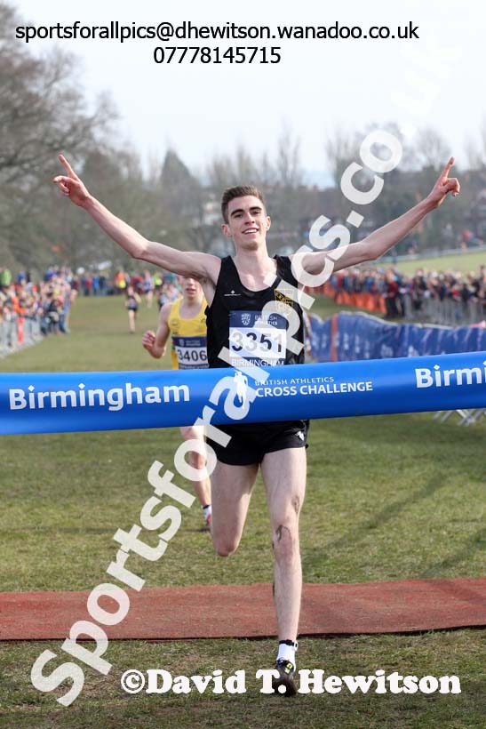 Mens under-17s 2016 Inter Counties Cross Country Champs. and Cross Challenge Final, Cofton Park, Birmingham. Photo: David T. Hewitson/Sports for All Pics